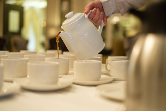 Serving Coffee