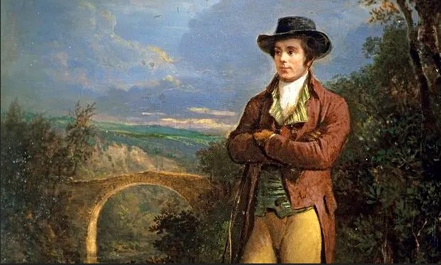 Robert Burns by Alexander Nasmyth from the National Gallery of Scotland